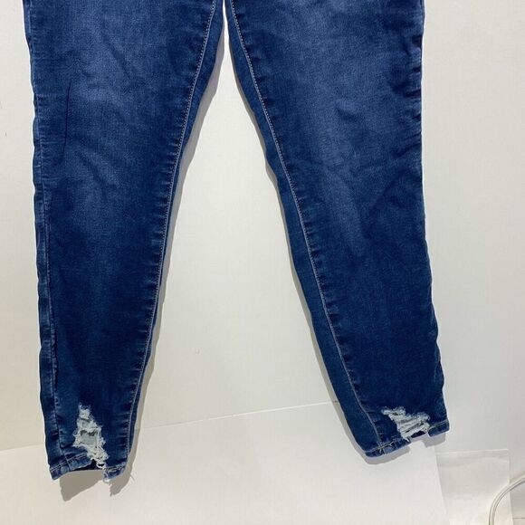 American Eagle Outfitters Women's Blue Next Level Stretch Skinny Jeans Size 10 - Picture 2 of 9